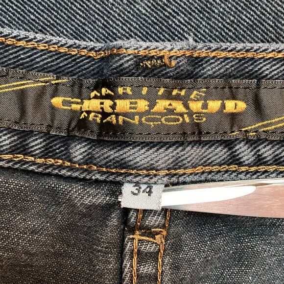 Marithé François Girbaud Jeans Mens 34 Barrel Style French Designer Jeans - Picture 8 of 10